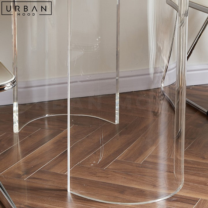 ESTHER Japandi Sintered Stone Dining Table Minimalist Design - URBANMOOD