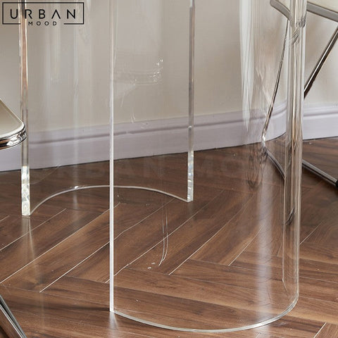 ESTHER Japandi Sintered Stone Dining Table Minimalist Design - URBANMOOD
