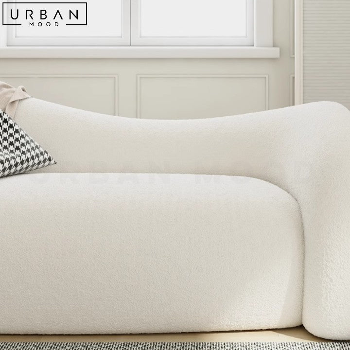 EZEKIEL Japandi Boucle Sofa Luxury Minimalist Design - URBANMOOD