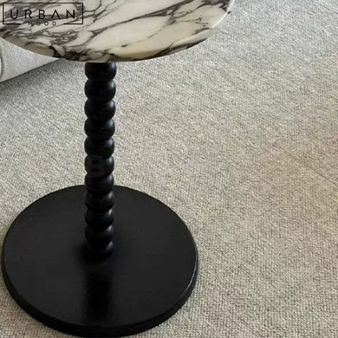 Elegant Antone French Marble Side Table Minimalist Design - URBANMOOD