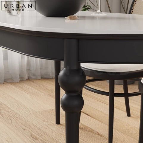 Elegant French Sintered Stone Dining Table - URBANMOOD