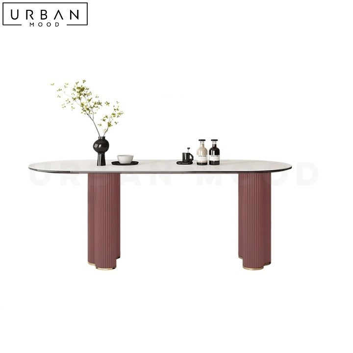 FAUSTINE Modern Extendable Sintered Stone Dining Table - URBANMOOD