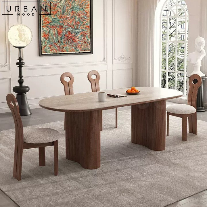 FRASER Wabi Sabi Sintered Stone Dining Table - URBANMOOD
