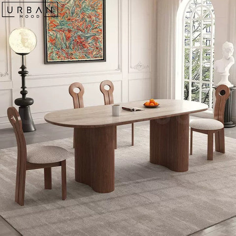 FRASER Wabi Sabi Sintered Stone Dining Table - URBANMOOD