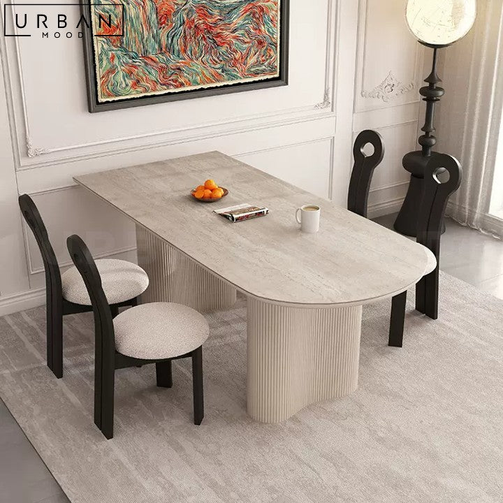 FRASER Wabi Sabi Sintered Stone Dining Table - URBANMOOD