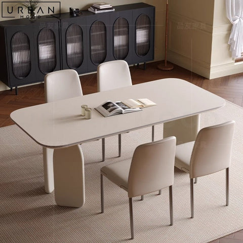 GALLANT Japandi Sintered Stone Dining Table Hygge Design - URBANMOOD