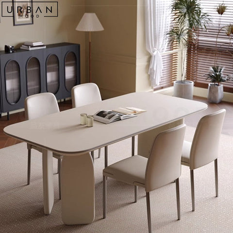 GALLANT Japandi Sintered Stone Dining Table Hygge Design - URBANMOOD