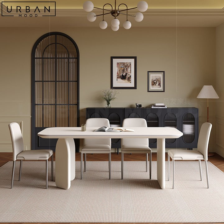 GALLANT Japandi Sintered Stone Dining Table Hygge Design - URBANMOOD