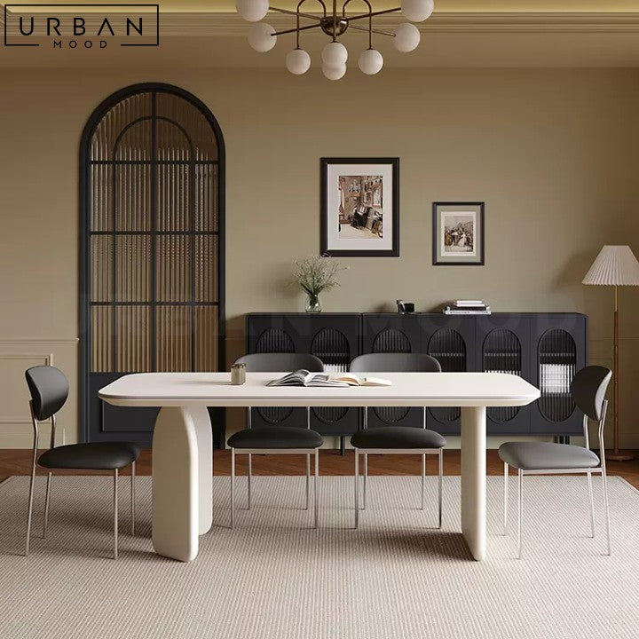 GALLANT Japandi Sintered Stone Dining Table Hygge Design - URBANMOOD
