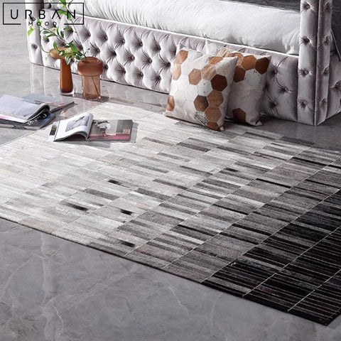 GANDHI Premium Italian Cowhide Carpet Minimalist Design - URBANMOOD