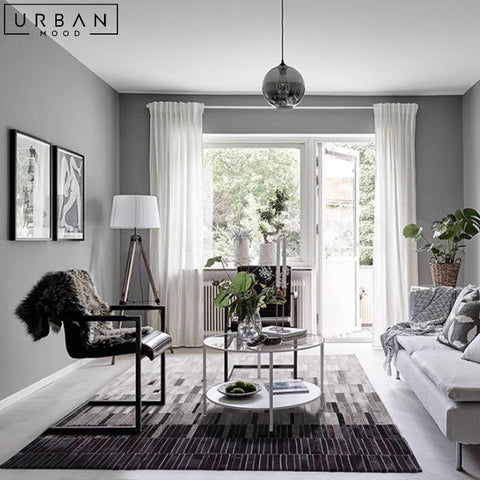 GANDHI Premium Italian Cowhide Carpet Minimalist Design - URBANMOOD