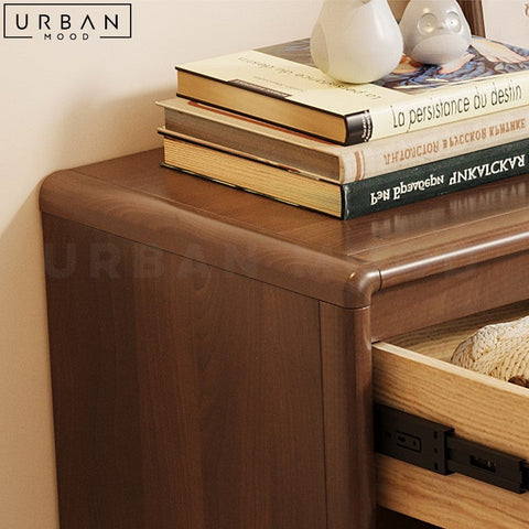 GRAJAL Rustic Solid Wood Cabinet with Ample Storage - URBANMOOD