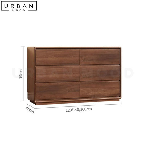GRAJAL Rustic Solid Wood Cabinet with Ample Storage - URBANMOOD