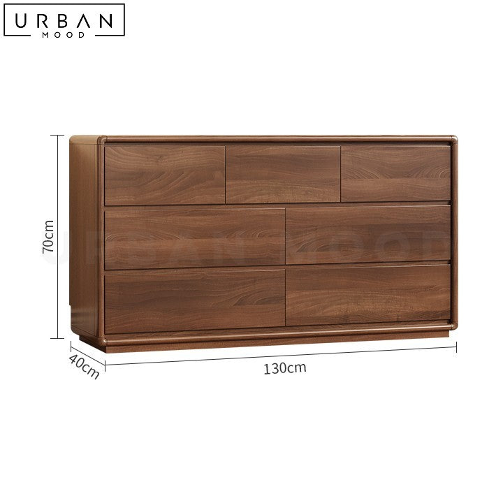 GRAJAL Rustic Solid Wood Cabinet with Ample Storage - URBANMOOD