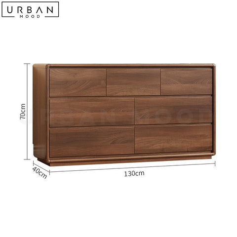GRAJAL Rustic Solid Wood Cabinet with Ample Storage - URBANMOOD