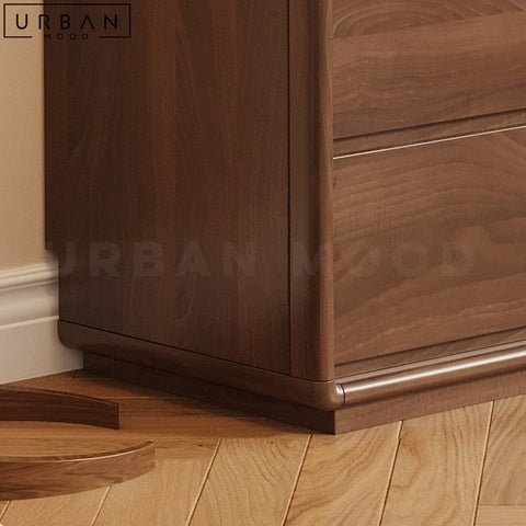 GRAJAL Rustic Solid Wood Cabinet with Ample Storage - URBANMOOD