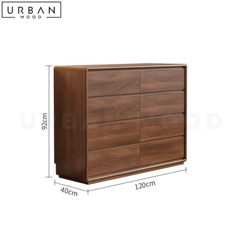 GRAJAL Rustic Solid Wood Cabinet with Ample Storage - URBANMOOD
