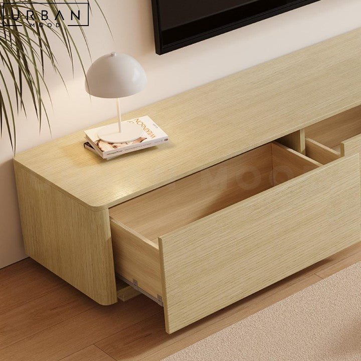 GRONY Modern Japandi TV Console and Coffee Table - URBANMOOD