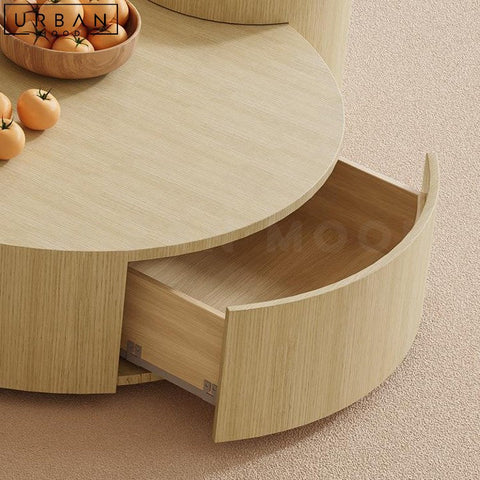 GRONY Modern Japandi TV Console and Coffee Table - URBANMOOD