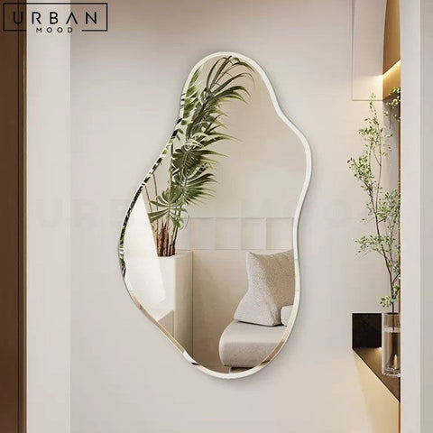 HELSEN Irregular Cloud Shaped Modern Wall Mirror - URBANMOOD