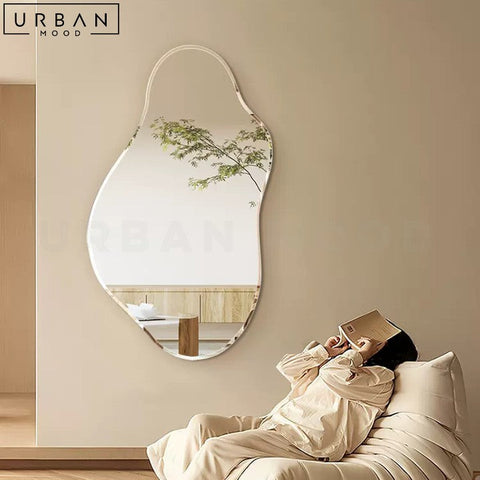 HELSEN Irregular Cloud Shaped Modern Wall Mirror - URBANMOOD