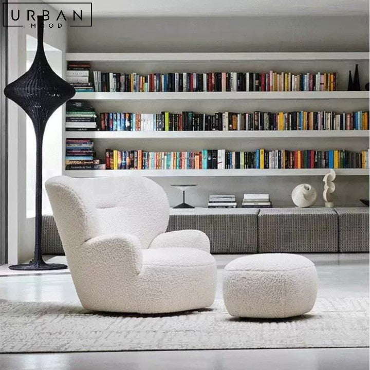 HERTA Modern Boucle Chair Comfortable Stylish Design - URBANMOOD