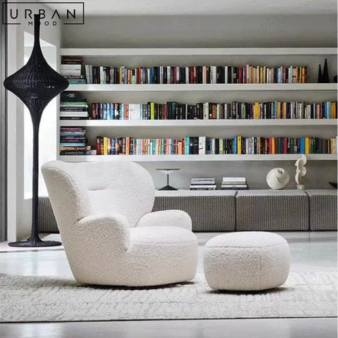 HERTA Modern Boucle Chair Comfortable Stylish Design - URBANMOOD