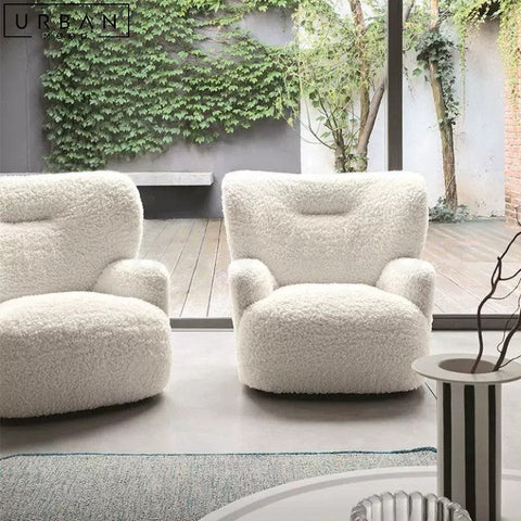 HERTA Modern Boucle Chair Comfortable Stylish Design - URBANMOOD