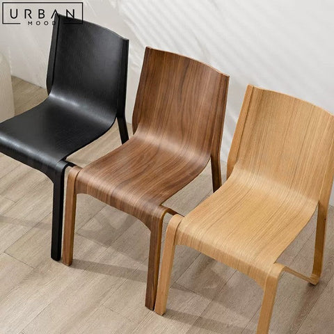 HOPE Modern Japandi Solid Wood Dining Chair - URBANMOOD