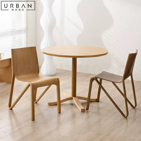 HOPE Modern Japandi Solid Wood Dining Chair - URBANMOOD