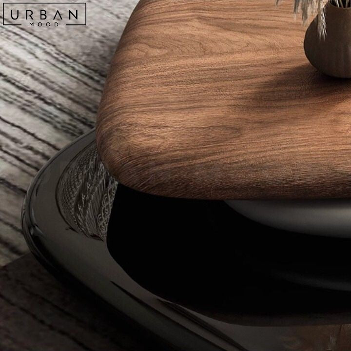 HUERTA Modern Minimalist Veneer Coffee Table - URBANMOOD
