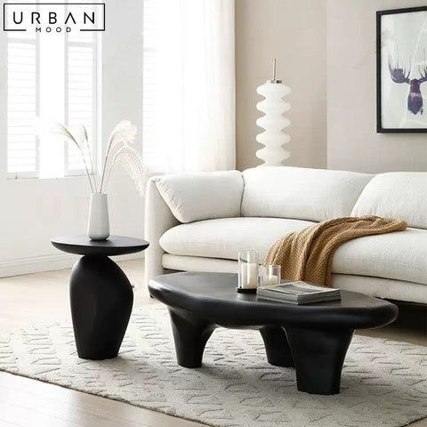 Handcrafted Buckley Wabi Sabi Minimalist Side Table - URBANMOOD