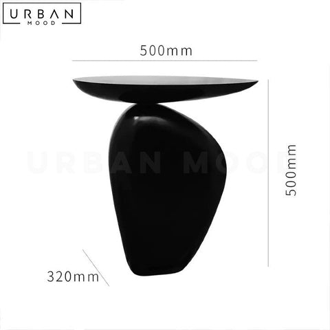 Handcrafted Buckley Wabi Sabi Minimalist Side Table - URBANMOOD