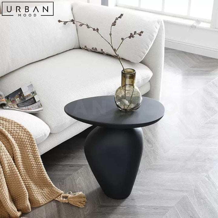 Handcrafted Buckley Wabi Sabi Minimalist Side Table - URBANMOOD