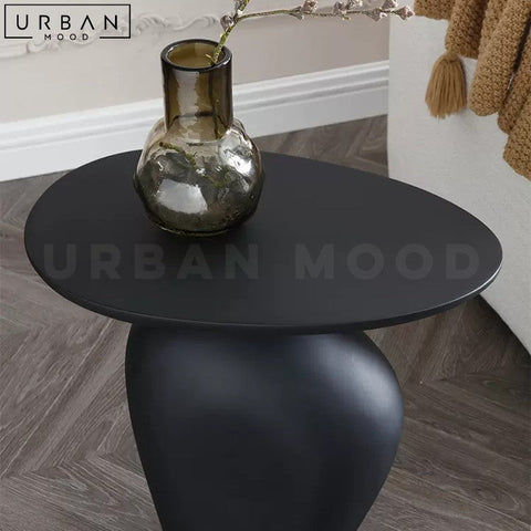 Handcrafted Buckley Wabi Sabi Minimalist Side Table - URBANMOOD