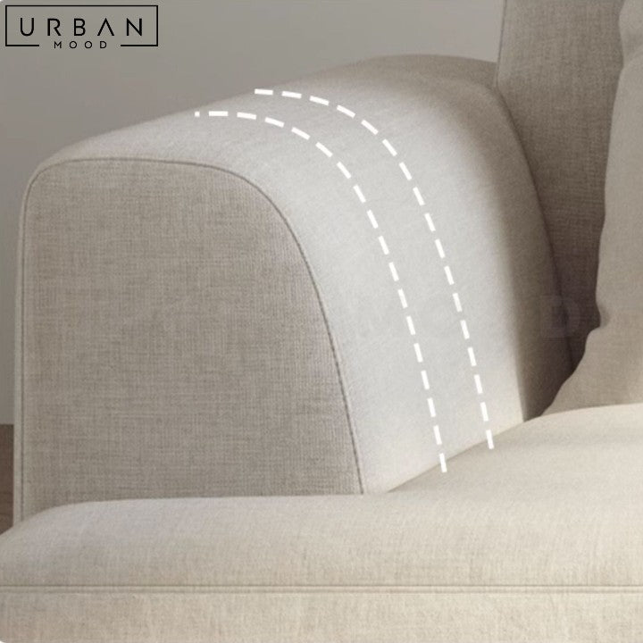 IMANE Minimalist Fabric Sofa Modern Design Comfortable - URBANMOOD