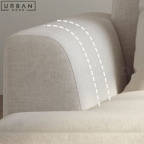 IMANE Minimalist Fabric Sofa Modern Design Comfortable - URBANMOOD