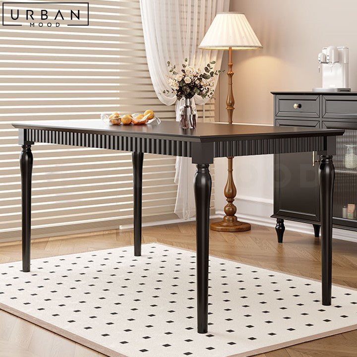 JIMENEZ Retro Antibacterial Sintered Stone Dining Table - URBANMOOD
