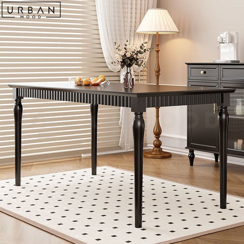 JIMENEZ Retro Antibacterial Sintered Stone Dining Table - URBANMOOD