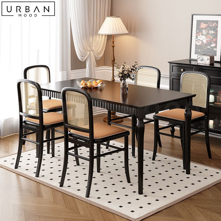 JIMENEZ Retro Antibacterial Sintered Stone Dining Table - URBANMOOD