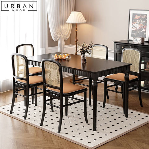 JIMENEZ Retro Antibacterial Sintered Stone Dining Table - URBANMOOD