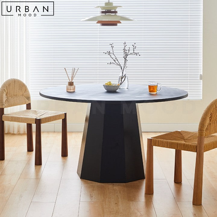 Japandi Solid Wood Dining Chair with Rope Weave Backrest - URBANMOOD