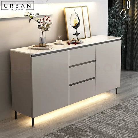 KIANI Modern Minimalist Slate Sideboard - URBANMOOD