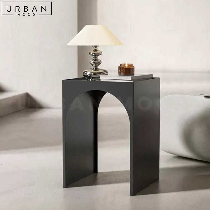 KLEMEN Modern Acrylic Side Table Sleek Design - URBANMOOD