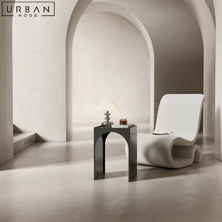 KLEMEN Modern Acrylic Side Table Sleek Design - URBANMOOD
