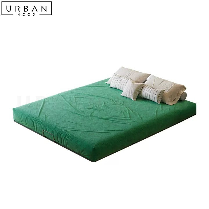 KOCH Modern Floating Bedframe with LED Lights - URBANMOOD