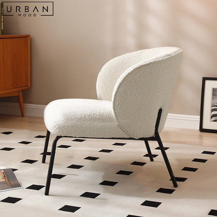 Karen Modern Boucle Lounge Chair for Living Room - URBANMOOD