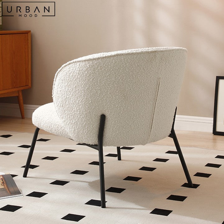 Karen Modern Boucle Lounge Chair for Living Room - URBANMOOD