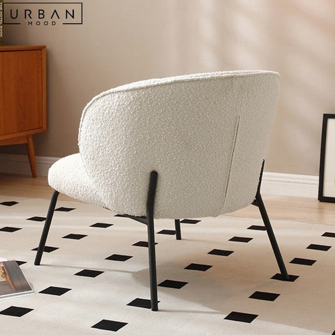 Karen Modern Boucle Lounge Chair for Living Room - URBANMOOD