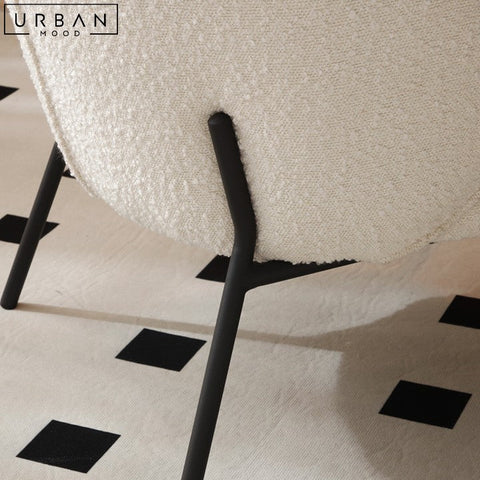 Karen Modern Boucle Lounge Chair for Living Room - URBANMOOD